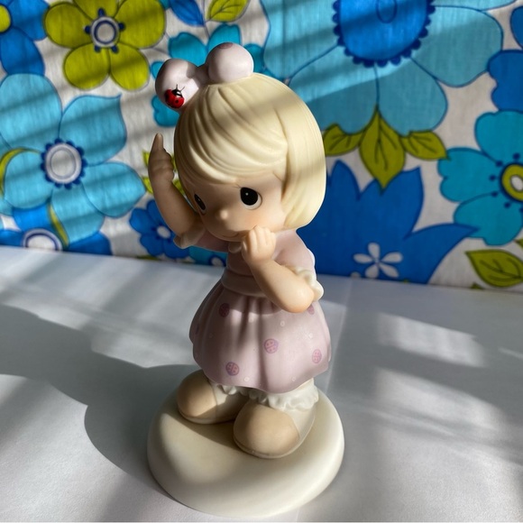 Vintage Enesco Precious Moments figurine I’m So Glad I Spotted You As A Friend - Picture 2 of 5